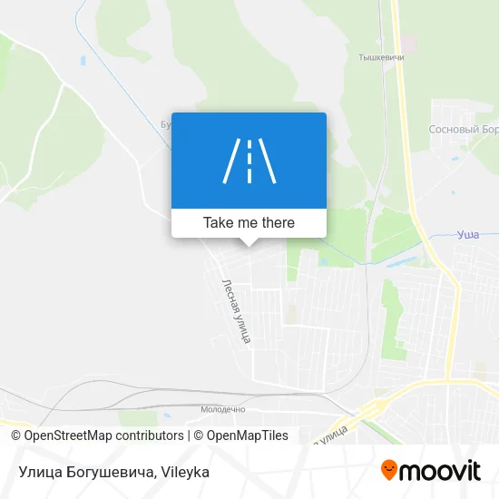 Улица Богушевича map