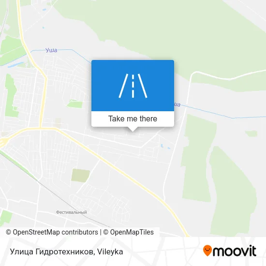Улица Гидротехников map