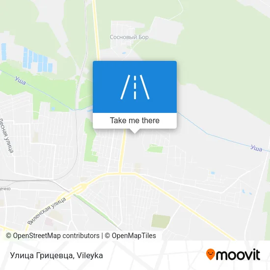 Улица Грицевца map