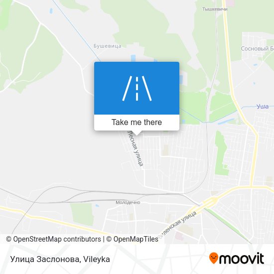 Улица Заслонова map