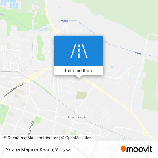 Улица Марата Казея map