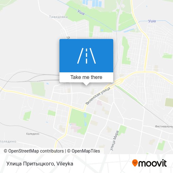 Улица Притыцкого map