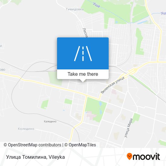 Улица Томилина map