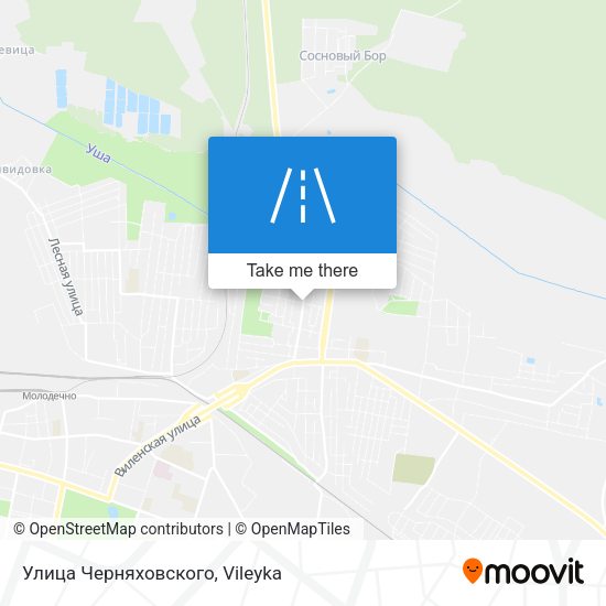 Улица Черняховского map