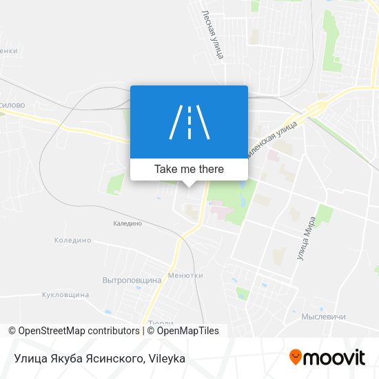 Улица Якуба Ясинского map