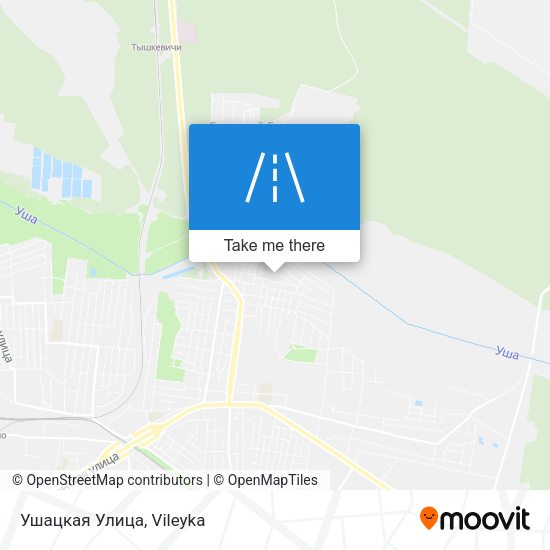 Ушацкая Улица map