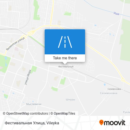 Фестивальная Улица map