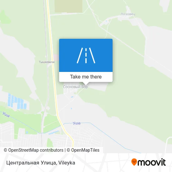 Центральная Улица map
