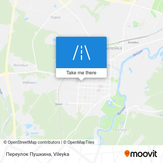 Переулок Пушкина map