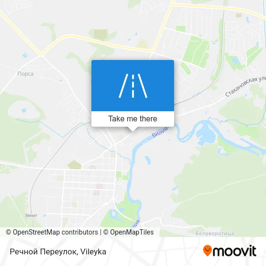 Речной Переулок map