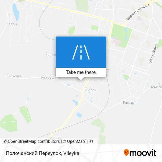 Полочанский Переулок map