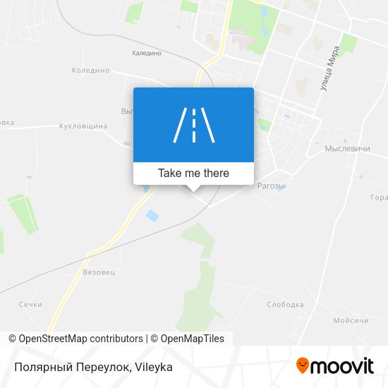 Полярный Переулок map