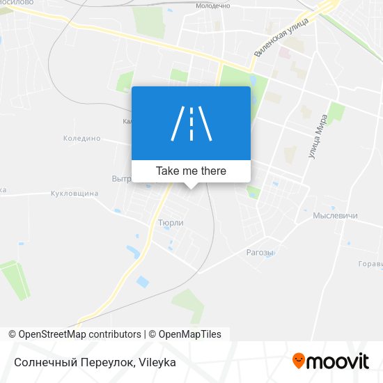 Солнечный Переулок map