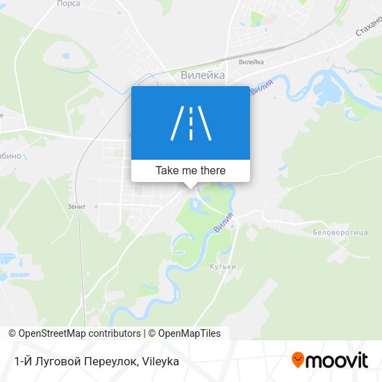 1-Й Луговой Переулок map