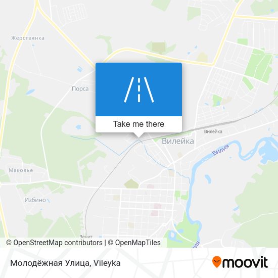 Молодёжная Улица map