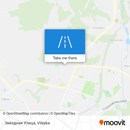 Звёздная Улица map