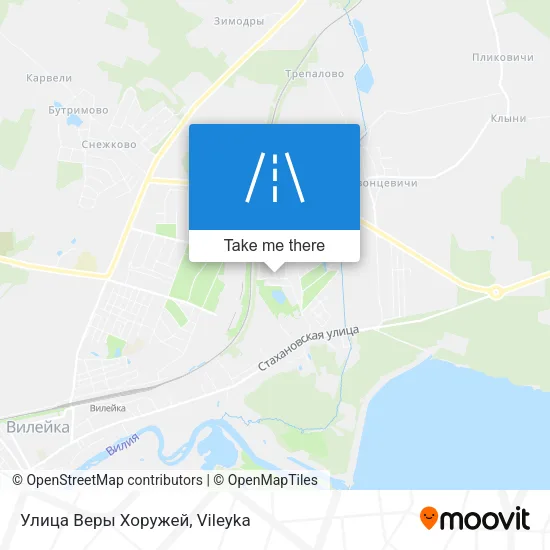 Улица Веры Хоружей map