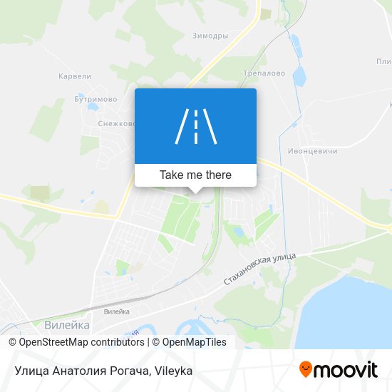 Улица Анатолия Рогача map