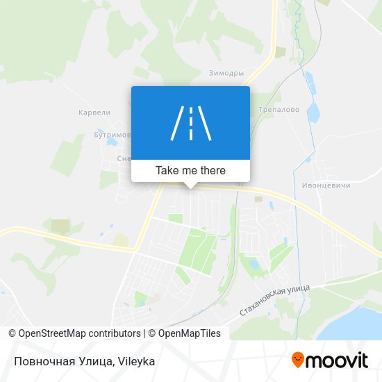 Повночная Улица map