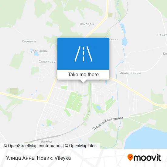 Улица Анны Новик map