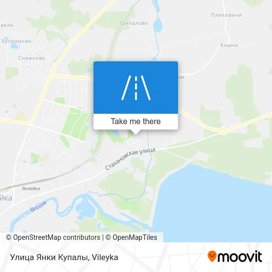 Улица Янки Купалы map