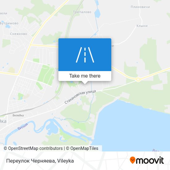 Переулок Черняева map