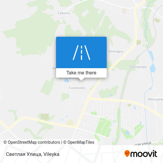 Светлая Улица map
