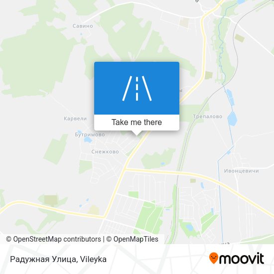 Радужная Улица map