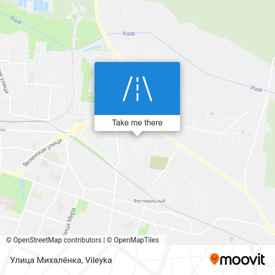 Улица Михалёнка map