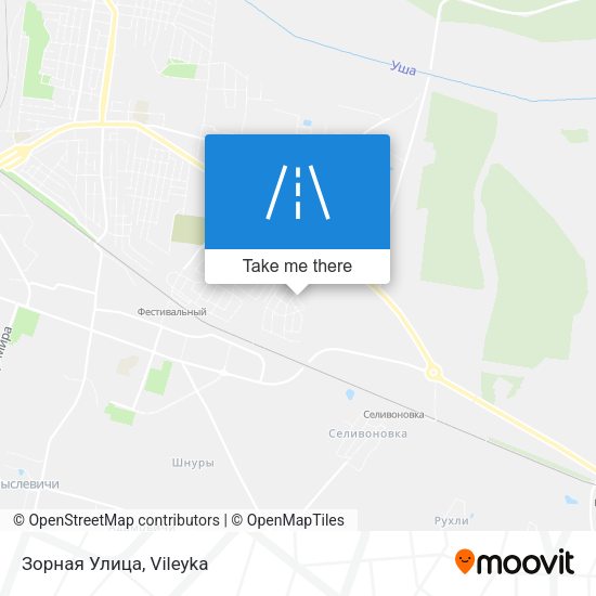 Зорная Улица map
