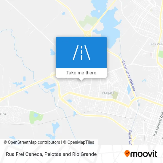 Rua Frei Caneca map