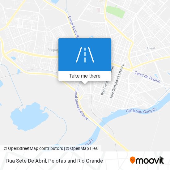 Mapa Rua Sete De Abril