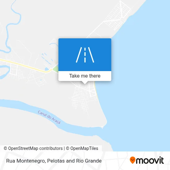 Rua Montenegro map