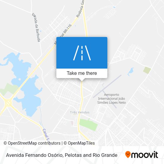 Avenida Fernando Osório map