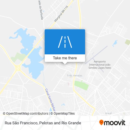 Mapa Rua São Francisco