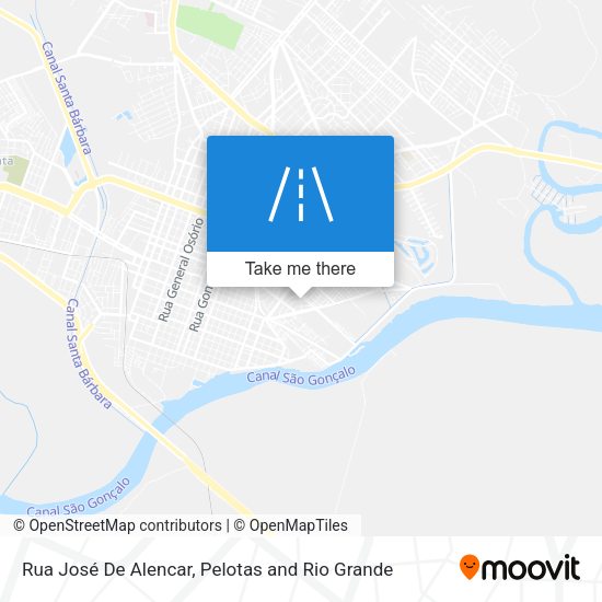 Rua José De Alencar map