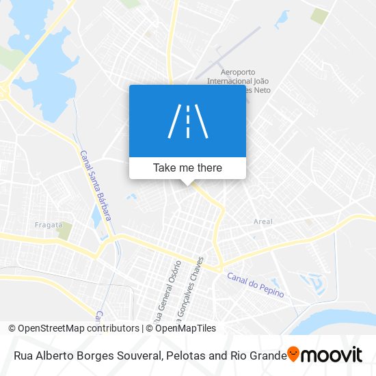 Mapa Rua Alberto Borges Souveral