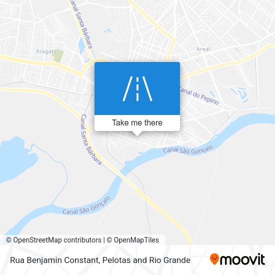 Rua Benjamin Constant map