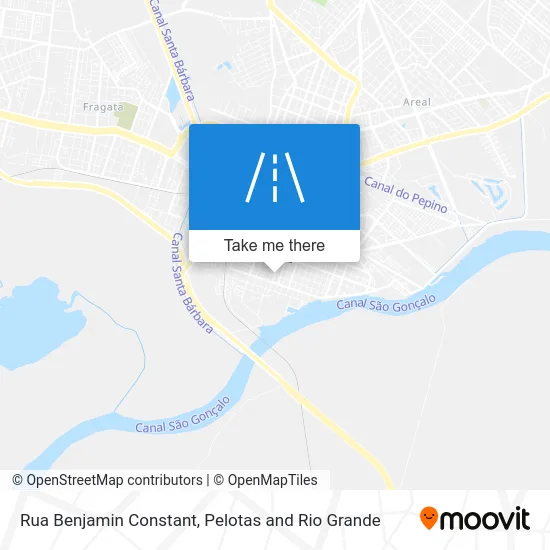 Rua Benjamin Constant map