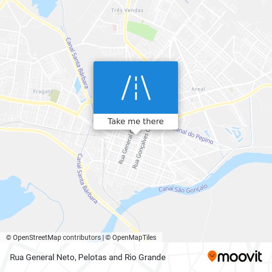 Rua General Neto map