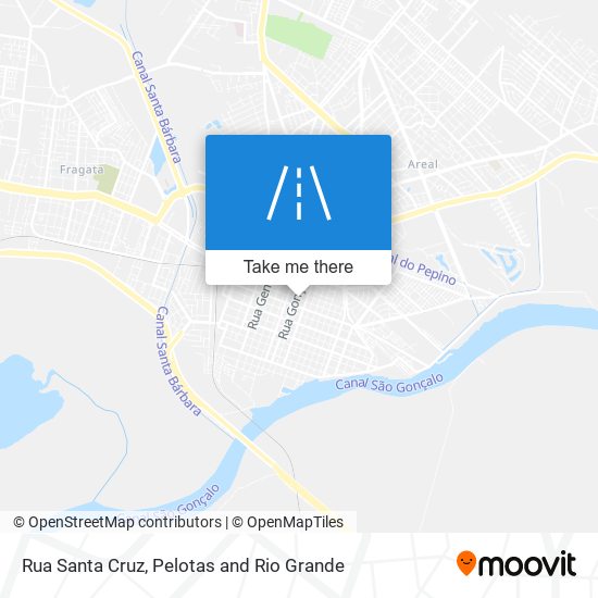 Rua Santa Cruz map