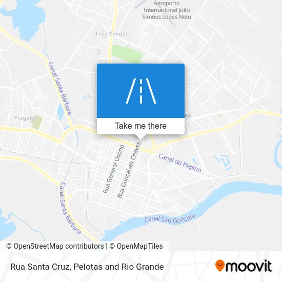 Rua Santa Cruz map