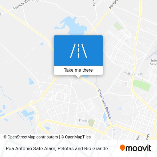 Rua Antônio Sate Alam map