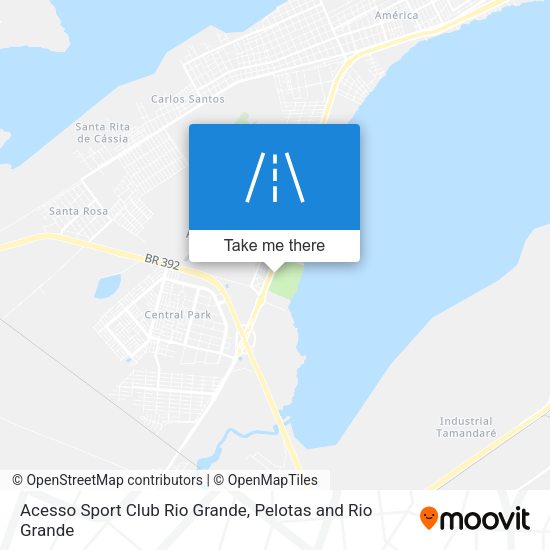Acesso Sport Club Rio Grande map