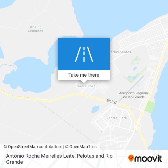 Antônio Rocha Meirelles Leite map