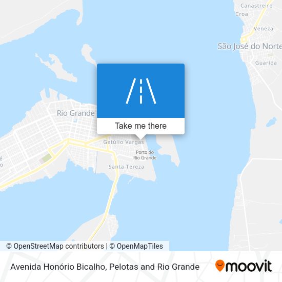 Avenida Honório Bicalho map