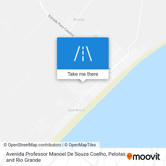 Avenida Professor Manoel De Souza Coelho map