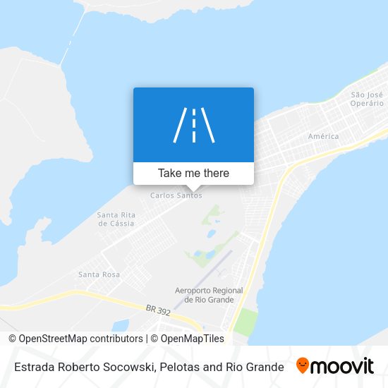 Estrada Roberto Socowski map
