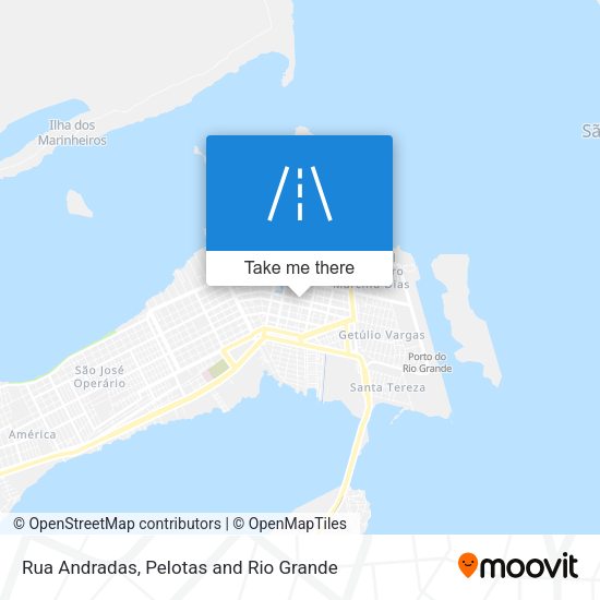 Rua Andradas map