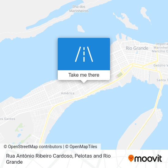 Rua Antônio Ribeiro Cardoso map